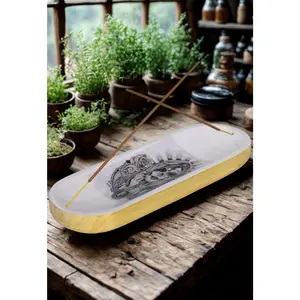Sacred Smoke – Handcrafted  Boho Incense Holder with Rustic Charm. Incenseholder Fragrance