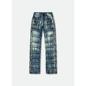 FWRD 'Patchwork True Stacked Denim' FW-33958 (Lt. Tint)