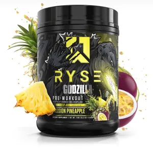 RYSE Godzilla Pre-Workout | 40 Servings | High-Stim Energy Pump & Focus Formula | 11G Citrulline + 400MG Caffeine + Beta-Alanine | Noel Deyzel Official Collab