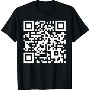Funny Qr He's Back President Trump Code T-Shirt, Graphic Tees Men Women