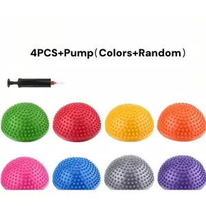 Hemispherical massage foot pad training equipment, sports foot balance ball, suitable for both men and women, a tool for yoga and home exercise