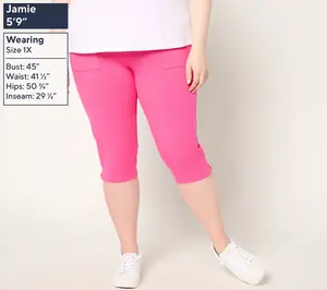 Women with Control Petite Tummy Control 86/14 Pedal Pusher