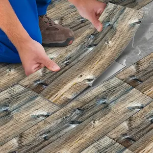 Self-Adhesive Removable Vintage Tile Backsplash, Waterproof and Oil-Resistant for DIY Kitchen & Bathroom, 5.9x11.8 Inch Wall Decor