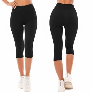 High Waisted Leggings for Women - Full Length Capri Buttery Soft Yoga Pants for Workout Athletic