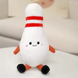 Bowling Bottle Plush Toy Figure, Fan Collection Decoration, Birthday Gift, Unisex Soft Stuffed Animal, Perfect for Sports Fans