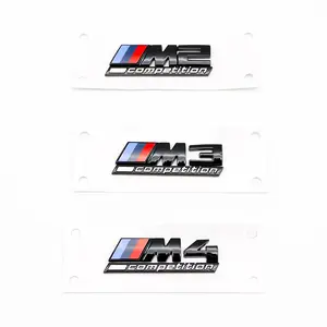 Bmw Competition Sticker, Glossy Design, Fits Bmw Models M2/m3/m4, Durable Car Decal Accessory