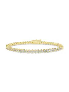 Bezel CZ Tennis Bracelet