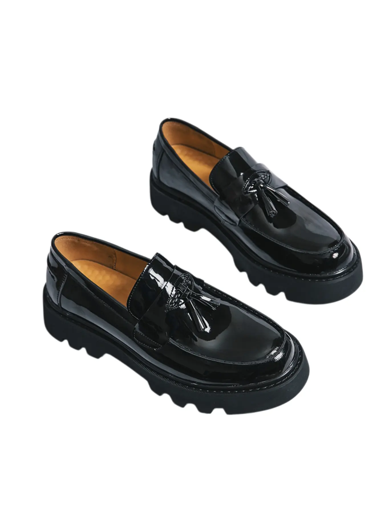 Men's Formal Dress Shoes, Business Footwear, Closed, Patent Leather Shiny Mirror Surface Shoes, Thick Sole Platform Shoes, Business Style Shoes, Suitable For Office, Saturday Banquet, Ball, Male Model Catwalk, Wedding, Groom, Hairstylist