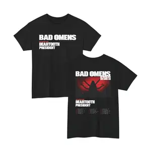 Bad Omens T-Shirt, Tour 2026 Beartooth President T-Shirt, Shirt For tour 2026, Full Size Full Color.
