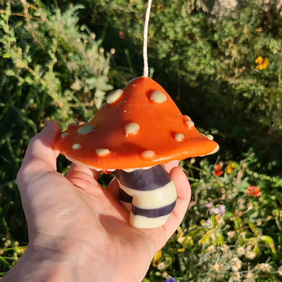 Pumpkin Mushroom Candle Pumpkin Mushroom Candle