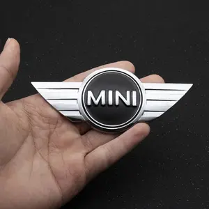 For Mini Cooper One S Countryman Clubman JCW F55 F56 R55 R56 R60 Accessories 1Pcs 3D Metal Car Body Sticker Emblem Badge Decals Car Stickers Car Vehicle Decoration