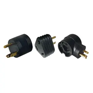 Technology Research  15-30A Reverse Triangle Molded Adapter, Socket Adapters, Travel Plug Adapter