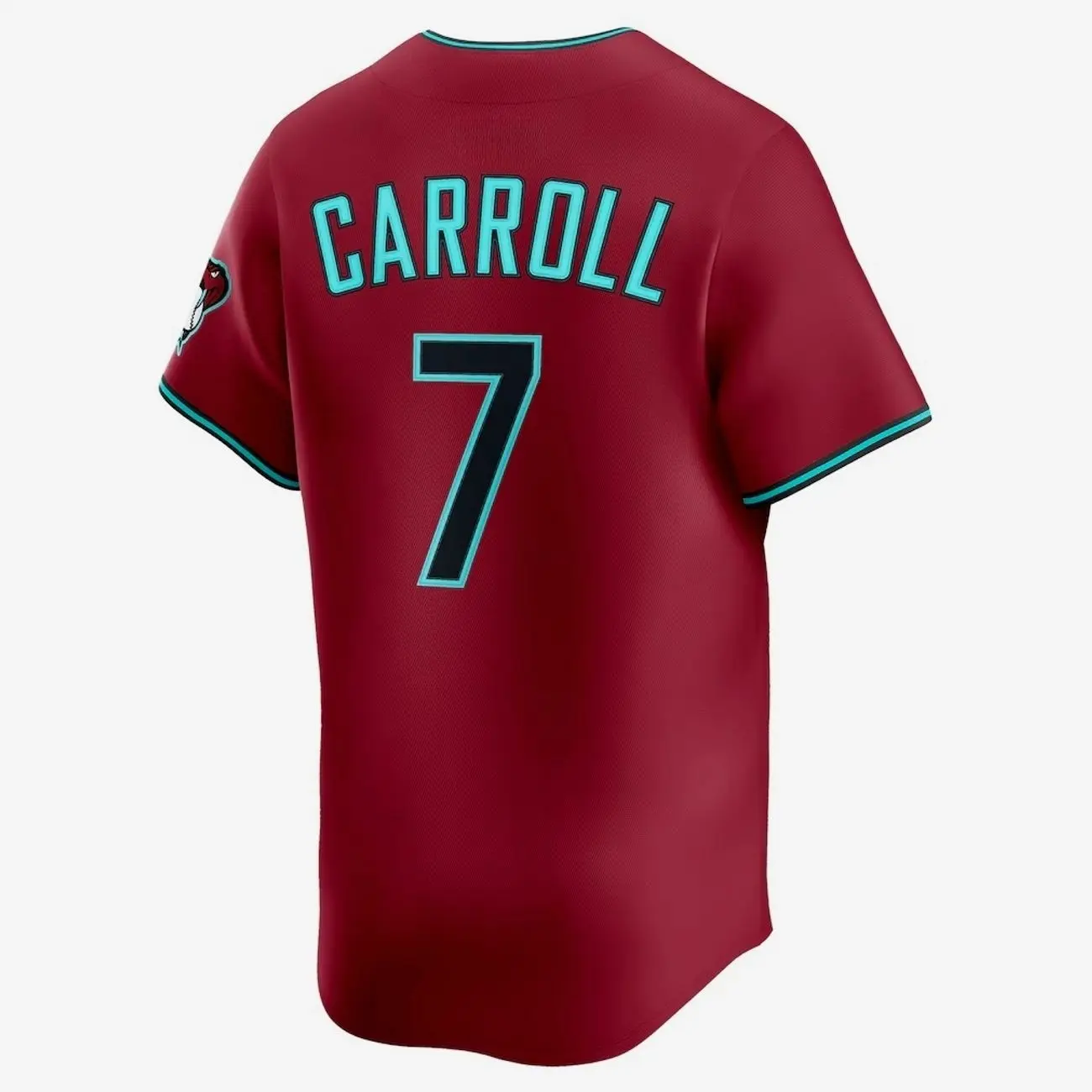 Unisex Baseball 2026 Arizona Carroll 7 Jersey Alternate Replica Jersey - Red