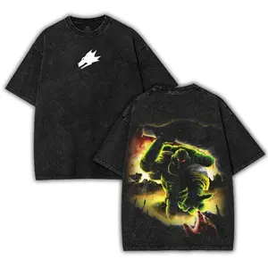 Warhammer 40k Salamanders Unisex Oversize Cotton Washed Tshirt Gaming Apparel, warhammer shirt, Wargame Merch, Adeptus Astartes Menswear Top Tee graphic tees