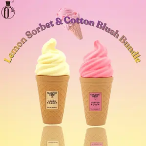 Arabiyat Sugar | Cotton Blush + Lemon Sorbet Bundle | Eau De Parfum | Unisex Fragrance | 100 ML | Strawberry - Marshmallow - Amber Notes