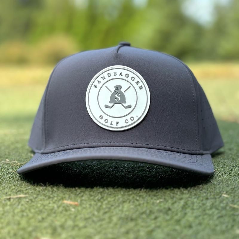 Charcoal Gray Golf Hat for Men and Women