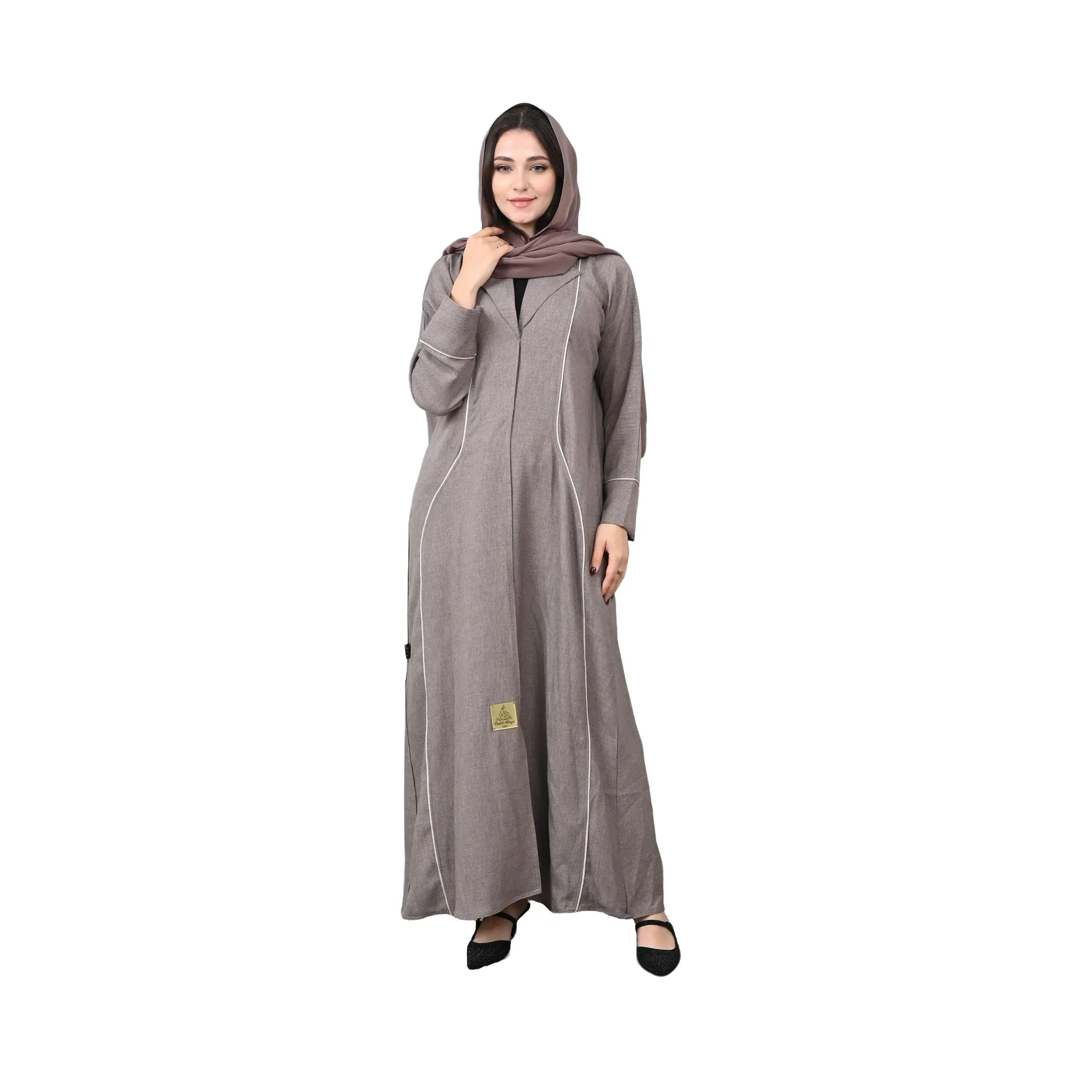 Cozy beige. Women's Abaya.