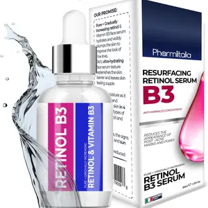 Resurfacing Retinol Serum with Vitamin B3 for Anti-Aging, Acne Scars, & Radiance – Boosts Collagen & Hydrates!