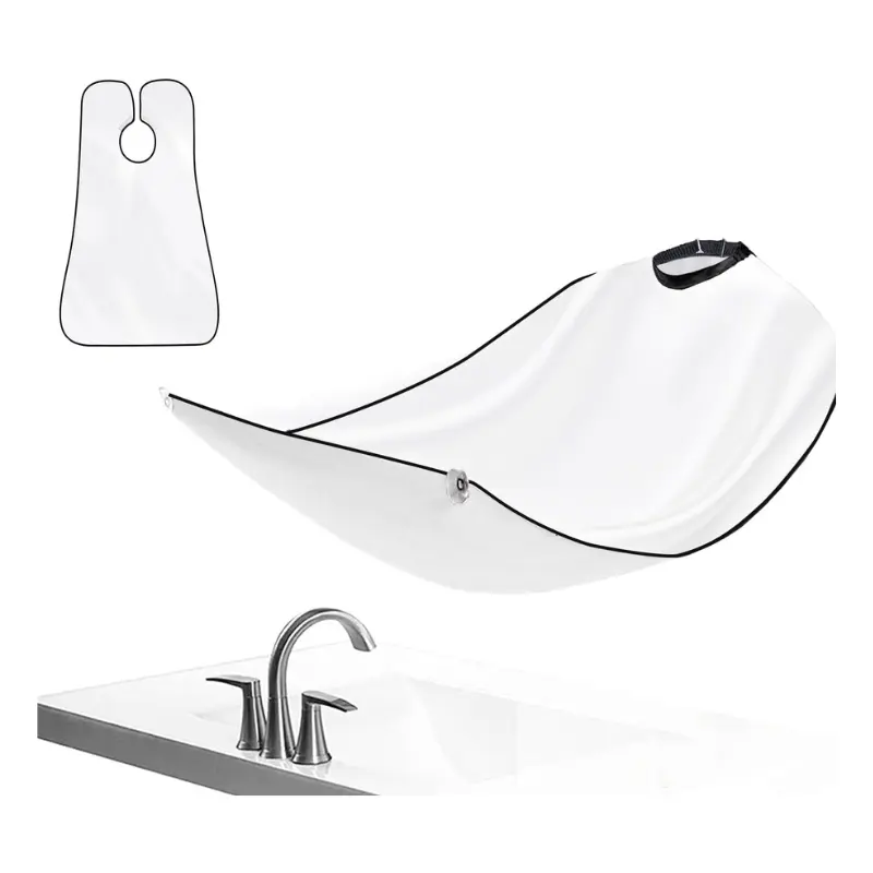 Beard Bib & Apron for Men – Beard Catcher for Shaving & Trimming, Non-Stick Grooming Cloth, Comfortable Valentines Gift