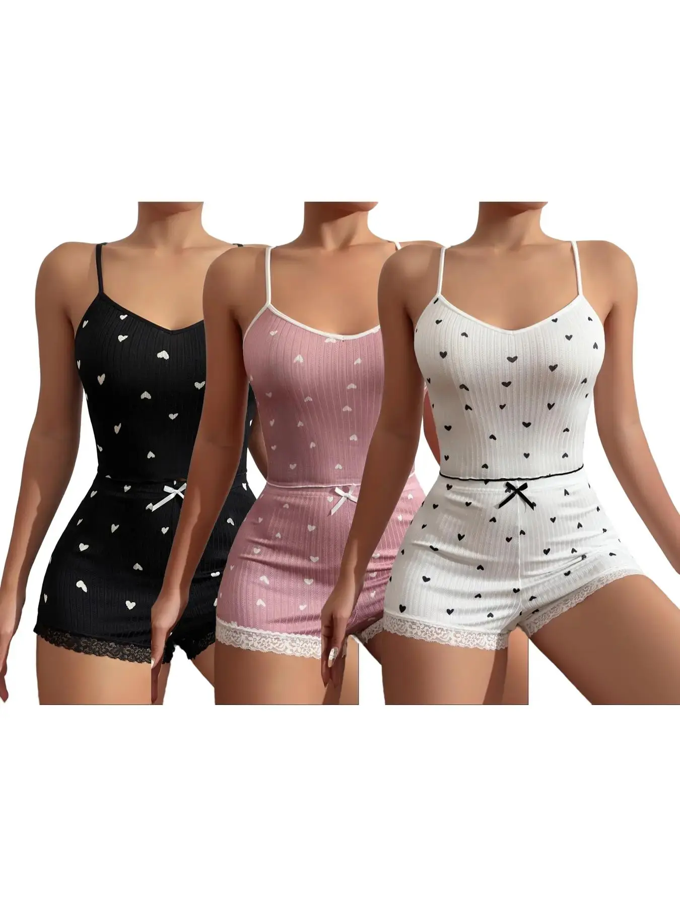 Black*1 pc+Baby Pink*1 pc+White*1 pc