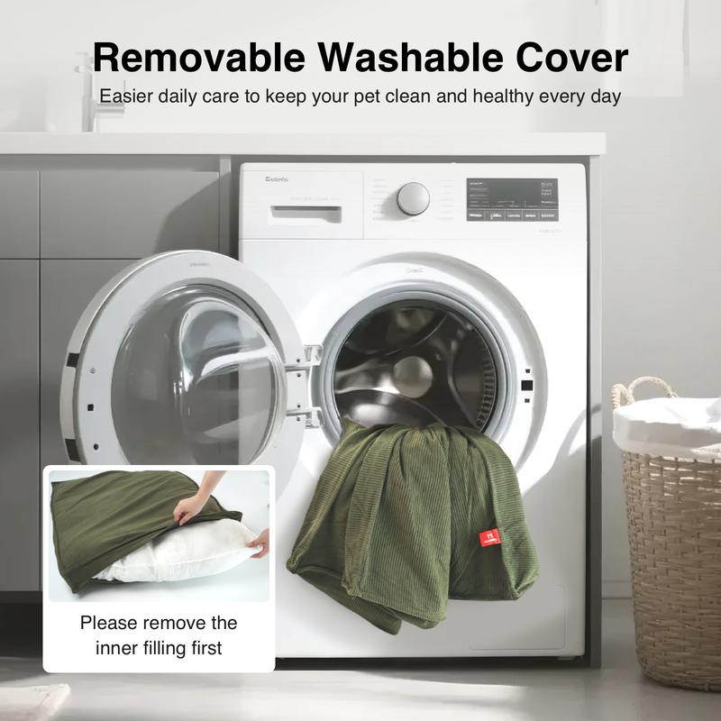 Dog Bed for Medium & Large Dogs Extra Large Removable Washable Cover All Season Comfort Cozy Pet Furniture Stylish Accessory Sturdy Construction