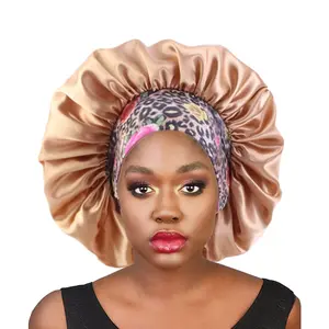 3 Pcs Hair Bonnets for Women, Satin Hair Bonnet for Sleeping