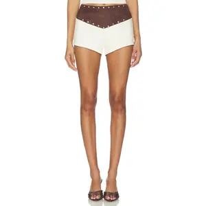 BY.DYLN Elio Micro Short in Bone