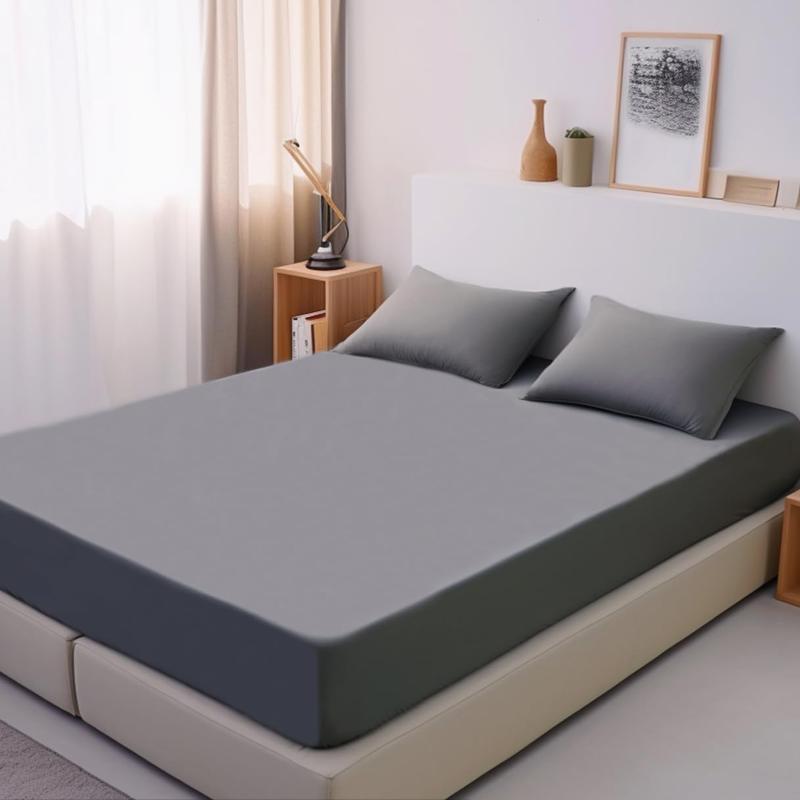 6-Piece Deep Pocket Bedding Set, Fitted and Flat Sheet, Hypoallergenic, Elastic All Around, Multiple Colors and Patterns - 100% Microfiber Brushed Weave Machine Washable