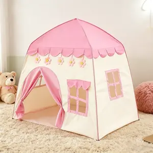 Princess Fairy Tale Toy Castle, Flower House for Kids, Outdoor Playhouse, Beach Toys, Perfect Holiday Gift for Boys and Girls