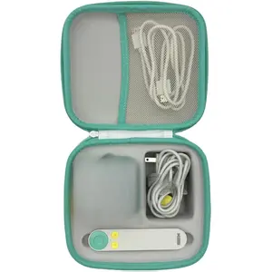 Travel Case for Nex Playground Secure Protection Lightweight Hard Shell Carrying Portable Storage Organizer with Handle Off White and Green Precision Molded Fit Durable Sturdy