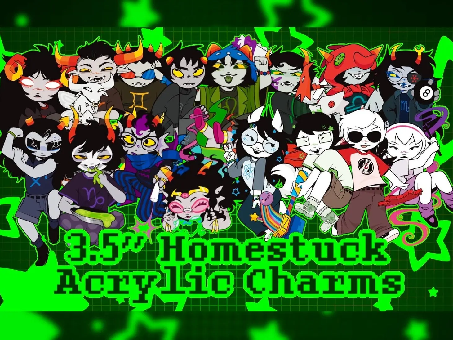 NEW: Cherubs and Carapace! // Homestuck Acrylic Keychains, Great For Daily Use Or As Thoughtful Little Gifts For Your Friends And Yourself