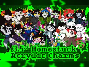 NEW: Cherubs and Carapace! // Homestuck Acrylic Keychains, Great For Daily Use Or As Thoughtful Little Gifts For Your Friends And Yourself