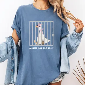 Auntie Silly Goose Shirt Aunt Shirt Funny Aunt Shirt Auntie Shirt Aunt Gift New Pregnancy Announcement Tee Silly Goose Shirt
