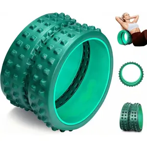 Back Roller for Back Pain Reliefn & Stretching, Deep Tissue Massage Roller Supports Up to 530 lbs / 240 kg, 5.5''-7.5'' Curved Foam Roller for Home Physica