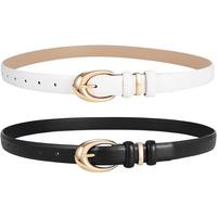 C-black+white/Gold Buckle