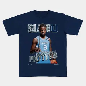 SLAMU Caleb Wilson Basketball T-Shirt, North Carolina #8 Motiv8 Graphic Tee, Unisex Fit For Men Women, Gift for Basketball Fans CHY