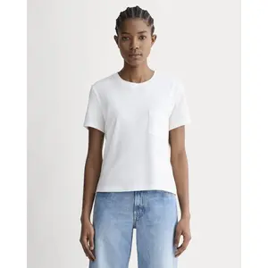 The Box-Cut Tee in Essential Cotton | Pocket