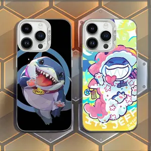 J-Jeff The Land Shark Phone Case For iPhone 16,15,14,13,12,11,Mini,Pro,E,MAX White Candy Matte Shockproof Cover