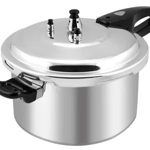 Barton 8Qt Pressure Canner Release Valve Aluminum Canning Pot Cooker Pot Stove Top Instant Fast Cooking Pot Stewing Locking System, 8 Quart