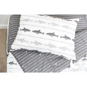 Great White Zipper Bedding