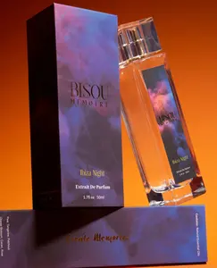 Ibiza Night Perfume By Bisou Memoire - Liquid Scent Inspired by Exotic Beaches & Firey Nightlife - Bold Fresh Luxury Fragrance with Pear, Orange Blossom, Tangerine, Patchouli Top Notes