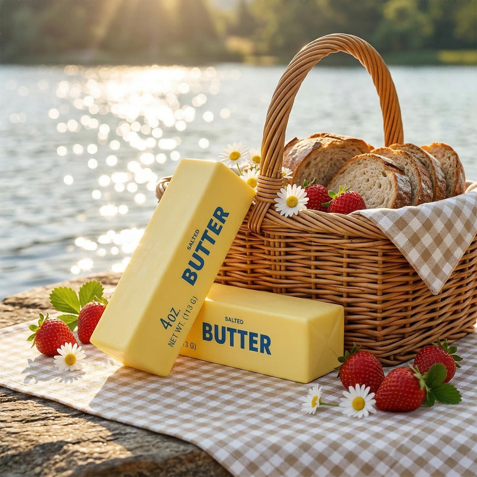 New ultra-soft, slow-rebound butter stick stress-relieving squeeze toy - astress-relieving toy that mimics realfood models, unique and fun