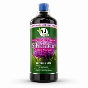 Silimarin Cardo Mariano Herbal Liquid Supplement, 1 Liter (33.8 fl oz), Milk Thistle Extract, Traditional Botanical Formula