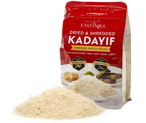 Eastanbul Dried & Chopped Kataifi Shredded Fillo Dough, Kurutulmus Kadayif Pastry Dough, Ingredient for The Viral Dubai Pistachio Chocolate Bar, Shredded Phyllo, Kunafa, Knafeh, Katifi, 170g (6oz)