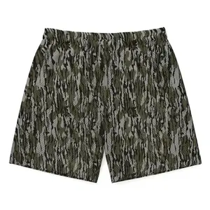 Mossy Oak Tree Bark Camo Mesh Shorts Men Women Hunting Camouflage Loose Fit Breathable Gym Casual Streetwear Tactical All Season Athletic Shorts