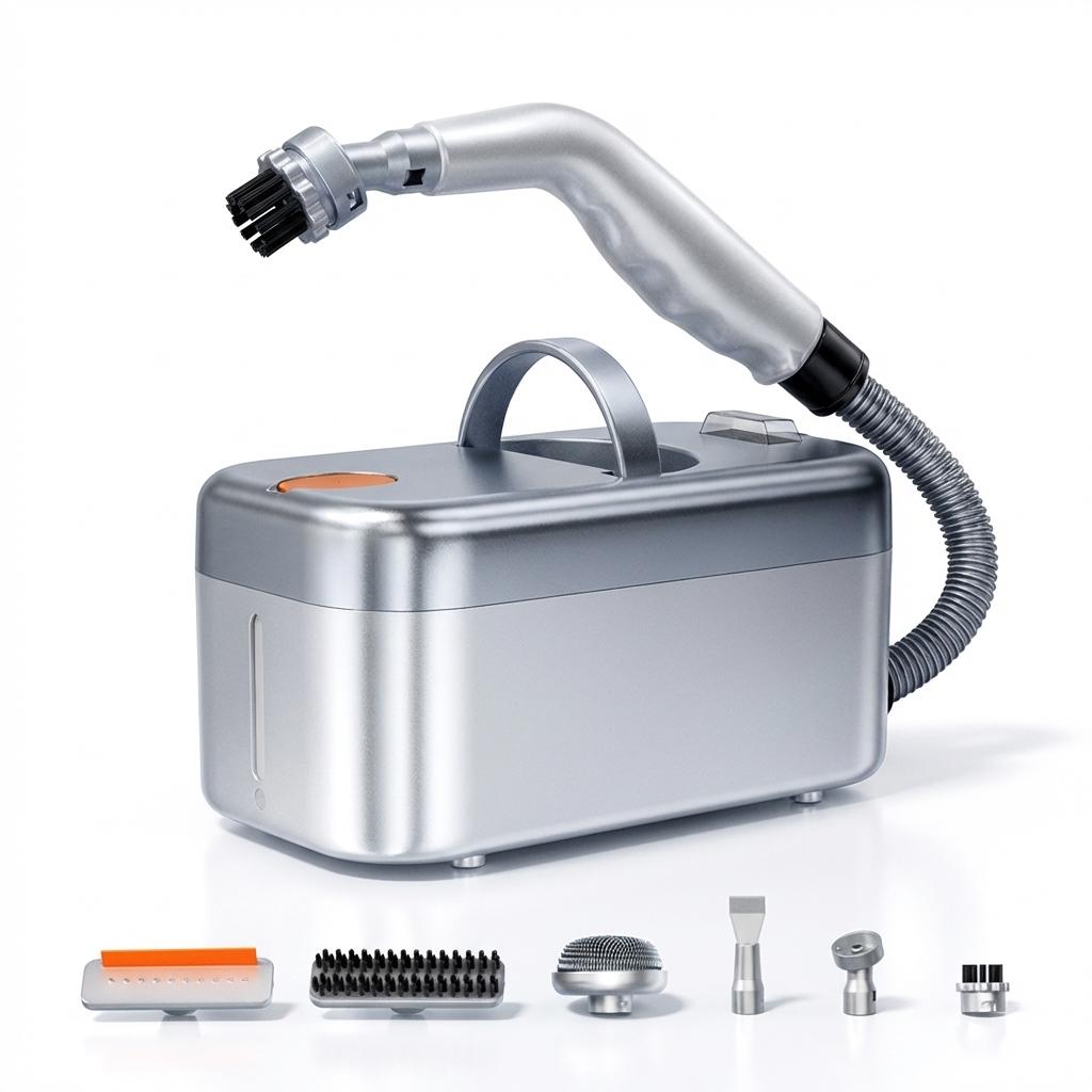 【Safe for Kids & Pets】Steam Cleaner Handheld, Chemical-Free High Pressure Steamer, Fast Heat Portable Cleaner for Home, Kitchen, Bathroom & Car