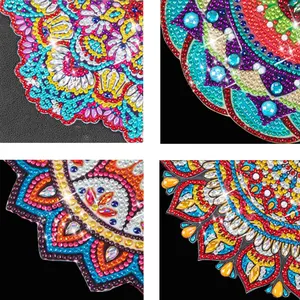 Corner Bookmark DIY, Mandala Page Saver Craft, Diamond Painting Reader Gift Accessory