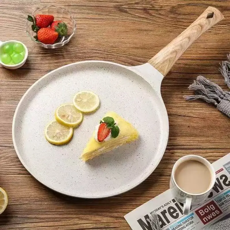 Non-Stick Tortilla Pan, Kitchen Griddle, Cooking Griddle Pan, Flat Bottom Skillet, Indian Roti Pan, Mexican Corn Tortilla Maker, Pizza Pan, Durable Cookware, Ergonomic Handle