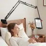 DATAFY Kindle Accessories Set - Wireless Remote Page Turner Ring, Steel Adjustable Overhead Stand, Hands-Free Reading Gear for Kindle Paperwhite/Oasis/Scribe, Kobo, Tablets (Bed Reading Use)