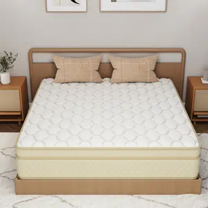 CHEVNI 12-14 Inch Twin Full Queen King Mattress Hybrid Pocket Spring Memory Foam Skin-Friendly Breathable Bed in A Box Bedroom Modern Furniture